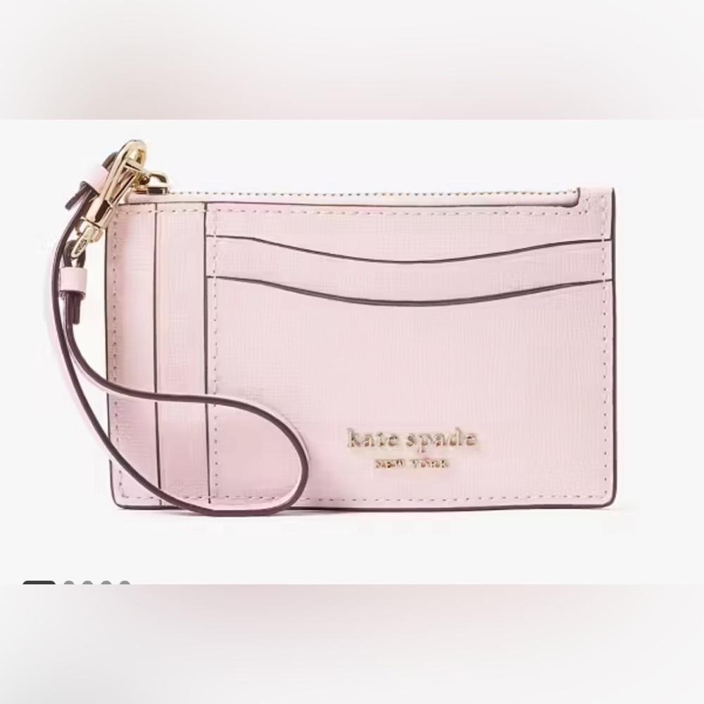 Kate Spade New York Leather Card Holder Wristlet